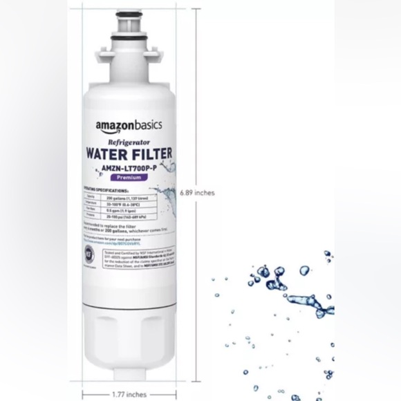 LG LT700P ADQ36006101  Refrigerator Water Filter 2pack Premium Filtration - Picture 3 of 5